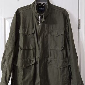 Lucky Brand Olive Military Field Jacket
